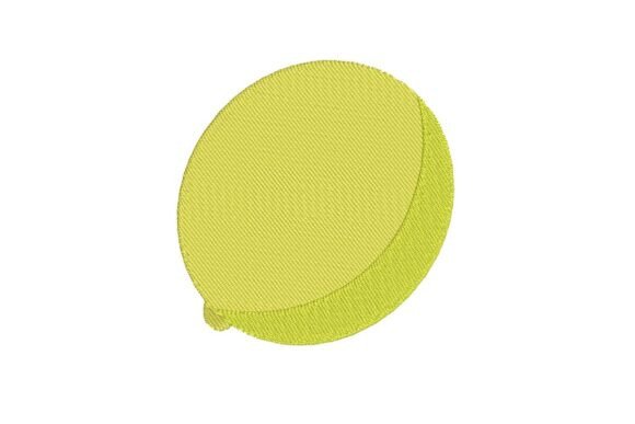 Fresh Lime Fruit Embroidery Review