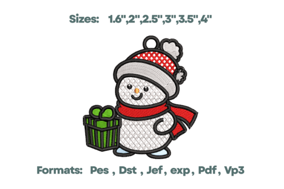 FSL Snowman Ornament with Gift